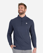 Velocity Quarterzip - Dark Navy-Velocity Quarterzip - Bad Birdie