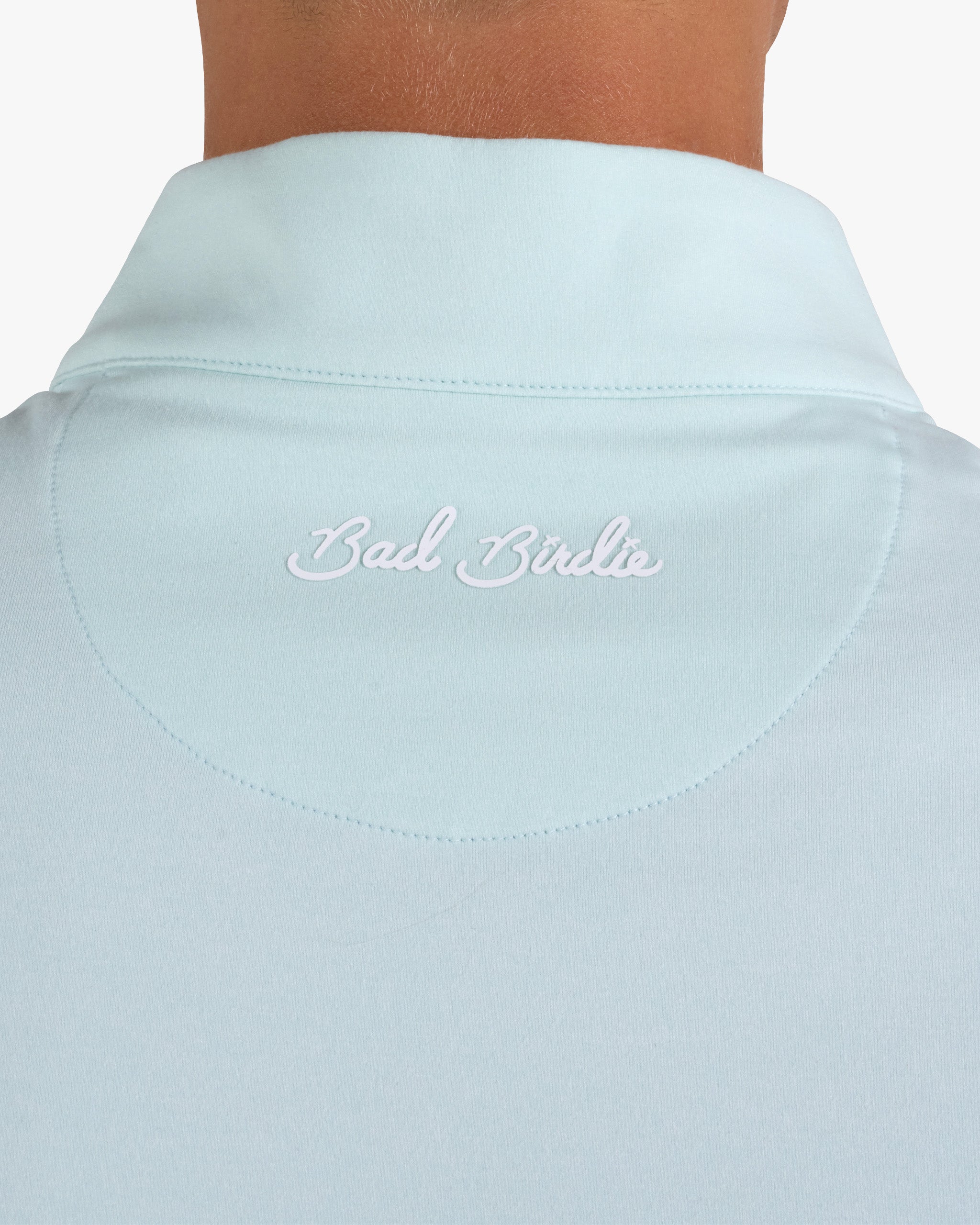 Velocity Quarterzip - Pale Blue-Velocity Quarterzip - Bad Birdie