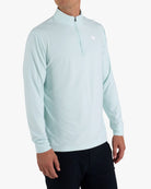 Velocity Quarterzip - Pale Blue-Velocity Quarterzip - Bad Birdie