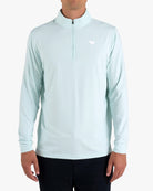Velocity Quarterzip - Pale Blue-Velocity Quarterzip - Bad Birdie