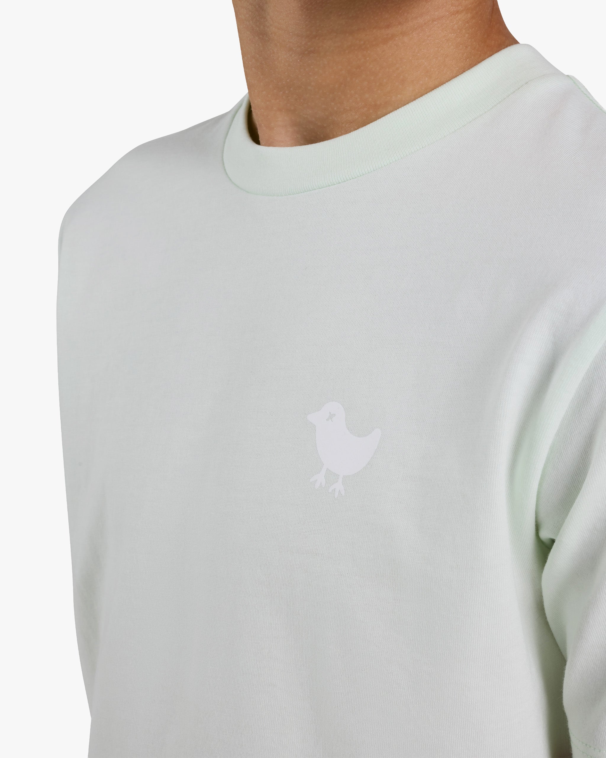 Youth Bad Tee - Pale Blue-Youth T-Shirts - Bad Birdie