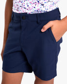 Youth Golf Short - Dark Navy- - Bad Birdie