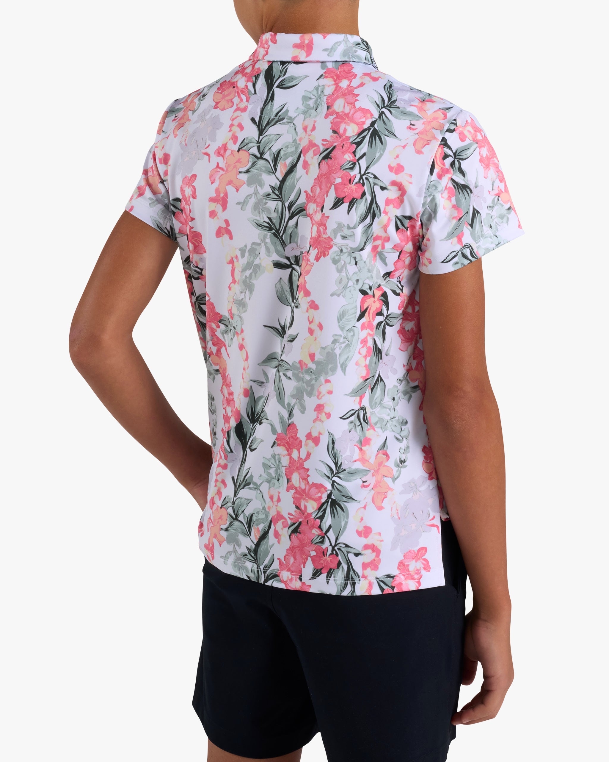 Youth Polo - Lei'd - Brilliant White-Youth Polo - Bad Birdie