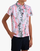 Youth Polo - Lei'd - Brilliant White-Youth Polo - Bad Birdie