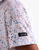 Youth Polo - Paint Splatter 3 - Prairie Sunset-Youth Polo - Bad Birdie