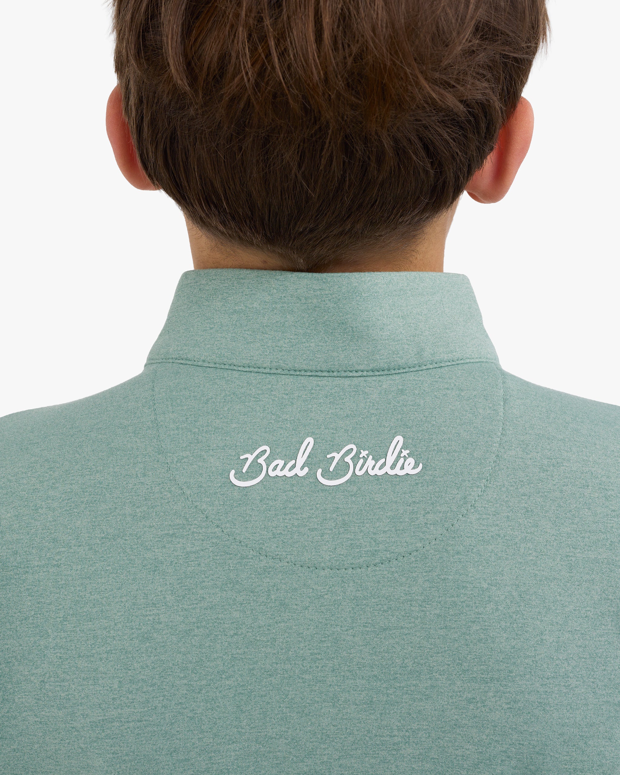 Youth Velocity Quarterzip - Washed Sage- - Bad Birdie